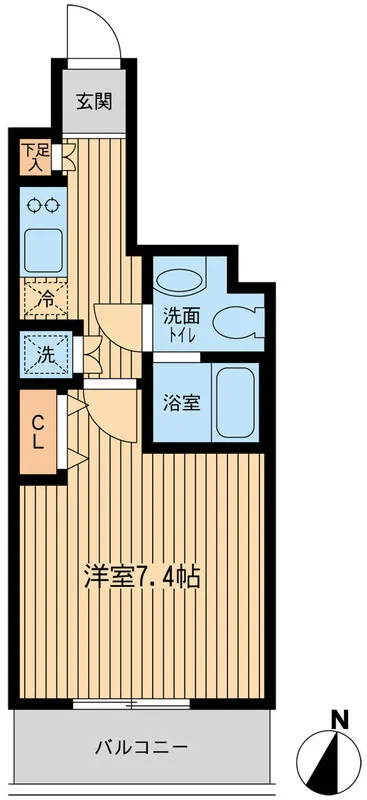 Humanheim Hon-Haneda - Floor Plan - ["Apartment", "Tile Flooring"]