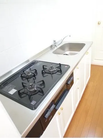 Milk Leak Eighty - Interior - ["Cabinetry", "Gas stove", "Kitchen stove"]