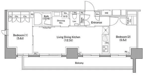 The Park Habio Sugamo - Floor Plan - ["Diagram", "Technical drawing", "Floor plan"]