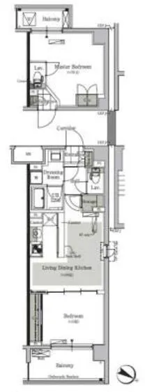 Park Cube Nishigahara Stage - Floor Plan - ["Diagram"]