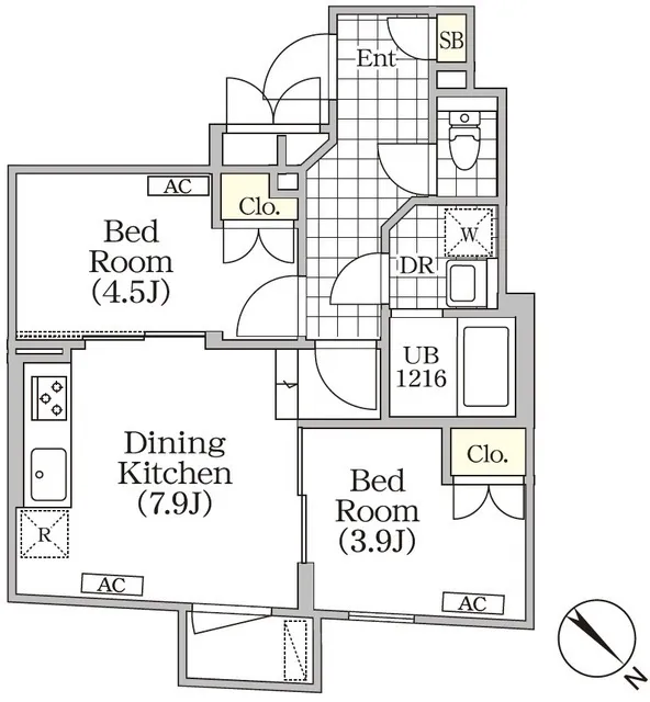 BRICK RESIDENCE Meguro Honcho - Floor Plan - ["Diagram", "Floor plan", "Design"]