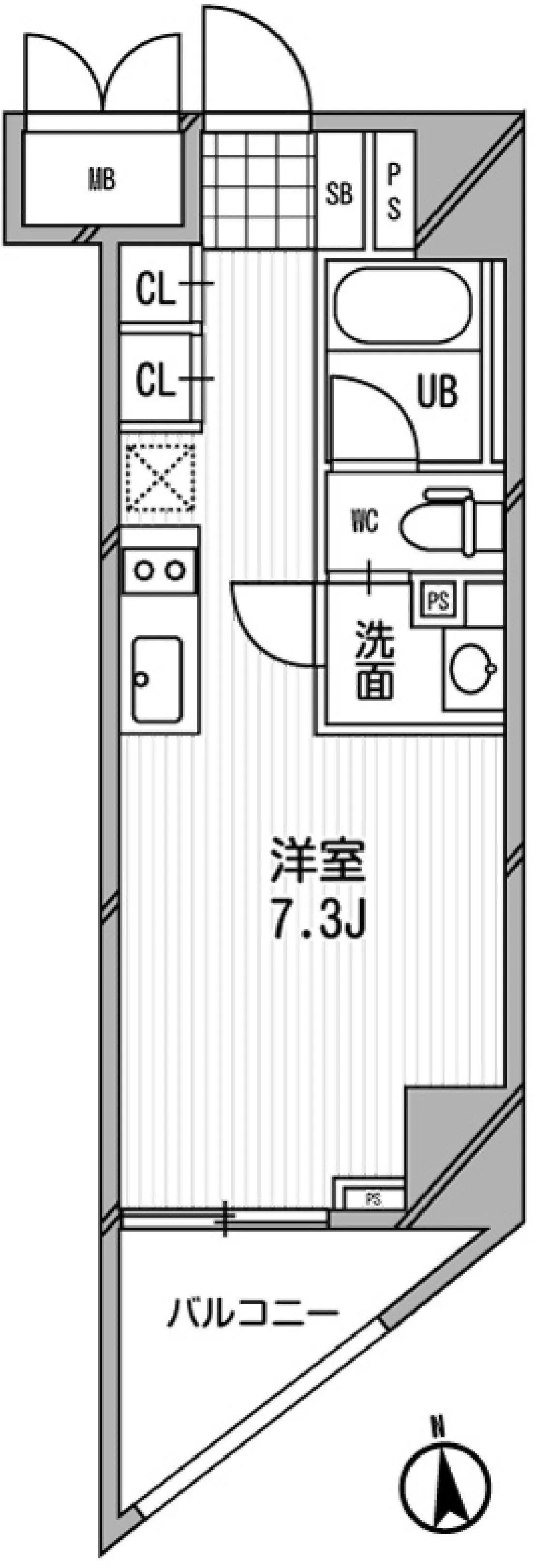 Arden Shiba Park - Floor Plan - ["Apartment", "Tile Flooring"]