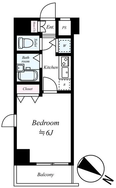 Sky Court Rubens Nakameguro - Floor Plan - []
