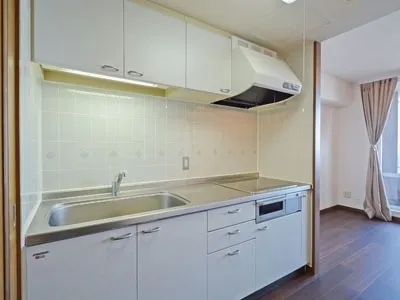 River City 21 East Towers II - Interior - ["Cabinetry", "Kitchen sink", "Countertop"]