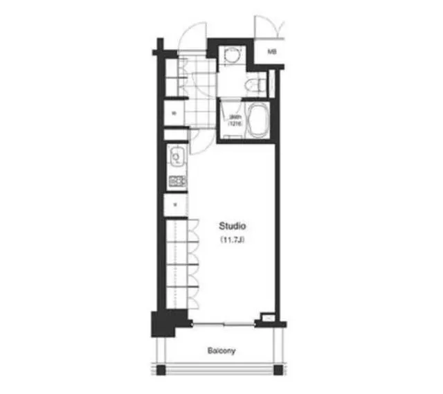 Park Cube Meguro Tower - Floor Plan - ["Floor plan", "Diagram", "Plan"]