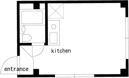 JAPT Shinjuku Gyoen 2 - Floor Plan - ["Floor plan", "Line", "Parallel"]