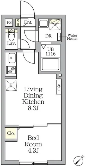Aglaia Shinjuku Yokoteracho - Floor Plan - []