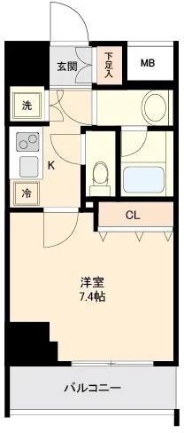 Reterrace Oshima - Floor Plan - ["Apartment", "Tile Flooring"]