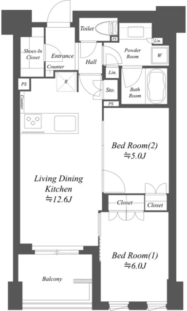 Primal Nerima Toshimaen - Floor Plan - ["Diagram", "Plan", "Floor plan"]