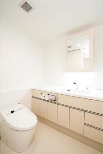 Trestage Yotsuya - Interior - ["Mirror", "Sink", "Bathroom cabinet"]