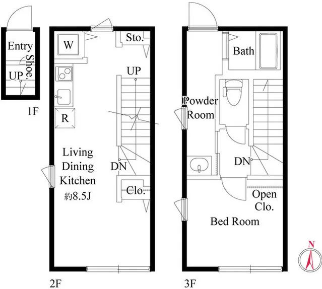 Brilliant Kanamecho - Floor Plan - ["White", "Plan", "Design"]