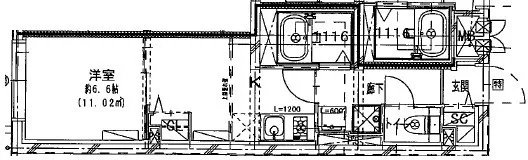 El Faro Kagurazaka II - Floor Plan - []