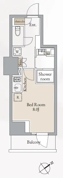 Cross Residence Takadanobaba - Floor Plan - []