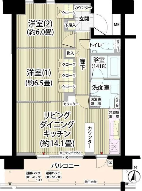 Gardenier Kinuta Residence - Floor Plan - ["Floor plan", "Plan", "Text"]