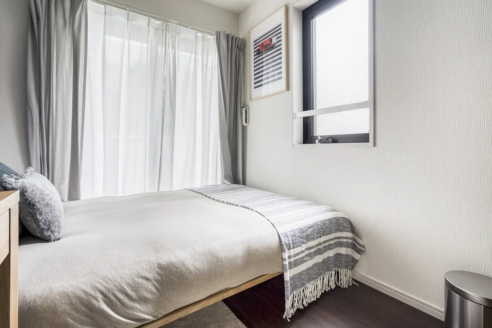 Hmlet Shibuya Shoto - Interior - ["Bed", "Bedroom", "Interior design"]