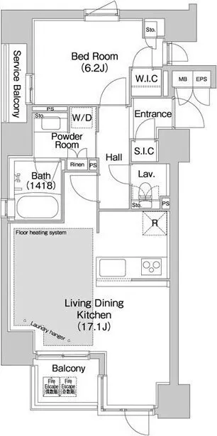 Comforia Akasaka - Floor Plan - ["Product", "Schematic", "Font"]