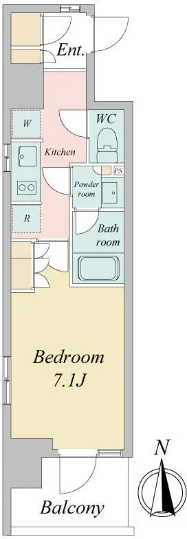 Due Minowa II - Floor Plan - ["Tile Flooring"]