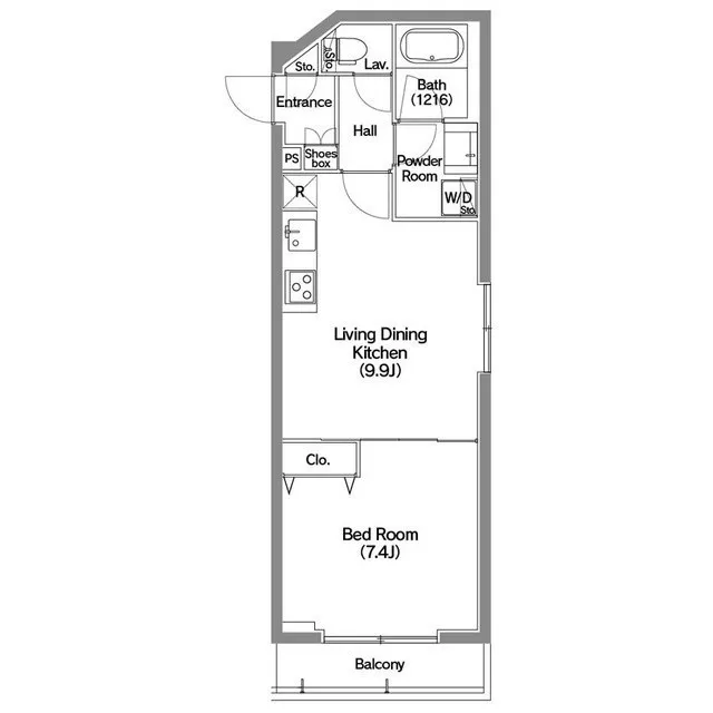 Medio Tsukishima - Floor Plan - ["Floor plan", "Text", "Diagram"]