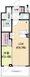 Serenite Tanimachi 4-Chome Arie - Floor Plan - ["Apartment", "Tile Flooring", "Geraniums"] thumbnail