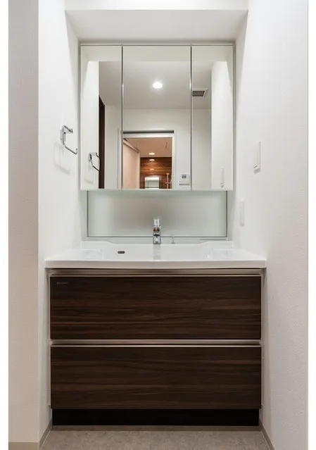 Oase Nippori Residence - Interior - ["Bathroom Sink", "Bathroom cabinet", "Plumbing fixture"]