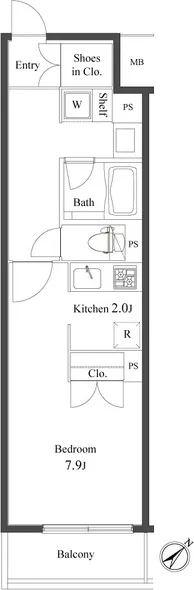 Primal Koishikawa - Floor Plan - ["Floor plan", "Text", "Diagram"]