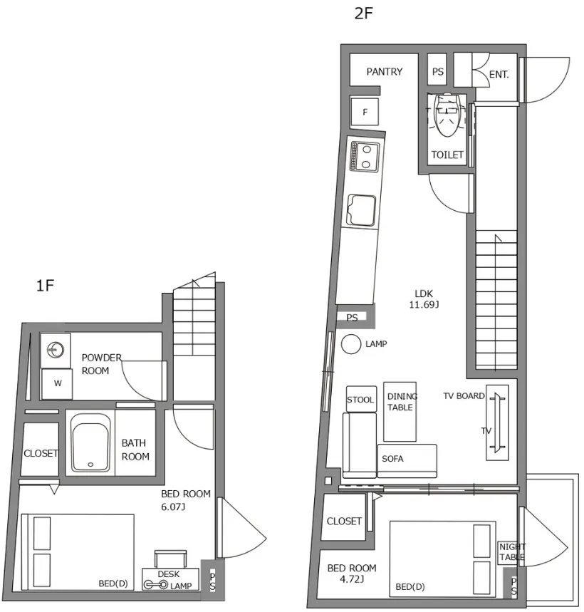 Hmlet Sangenjaya II - Floor Plan - []