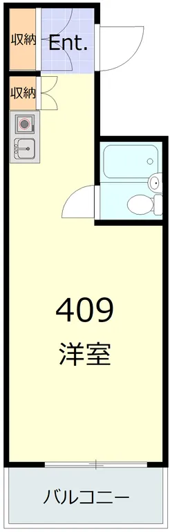 Toshinheim Shinjuku - Floor Plan - ["Apartment"]