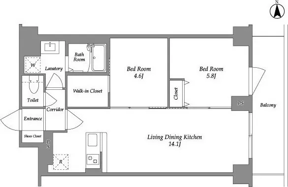 KDX Residence Kamiitabashi - Floor Plan - ["Diagram", "Plan", "Floor plan"]