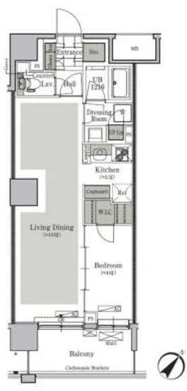 Park Cube Nishigahara Stage - Floor Plan - ["Diagram"]