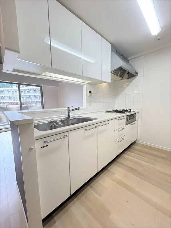 Esty Maison Toyosu Residence - Interior - ["Kitchen", "Countertop", "Kitchen Appliance"]