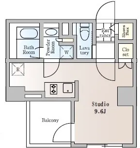 Wilterrace Morishita 3-Chome - Floor Plan - ["Font", "Rectangle", "Parallel"]