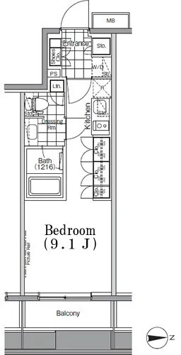 The Park Habio Kuramae - Floor Plan - []