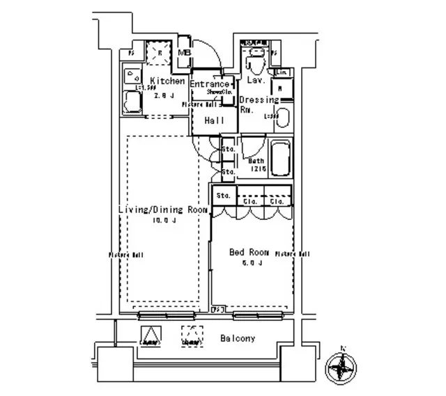 Park Axis Ochanomizu Stage - Floor Plan - ["Floor plan", "Plan", "Diagram"]