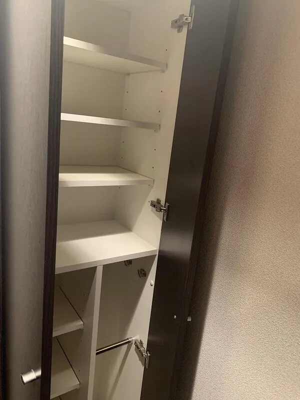 HF Higashi Nakano Residence - Interior - ["Wood", "Cupboard", "Shelving"]