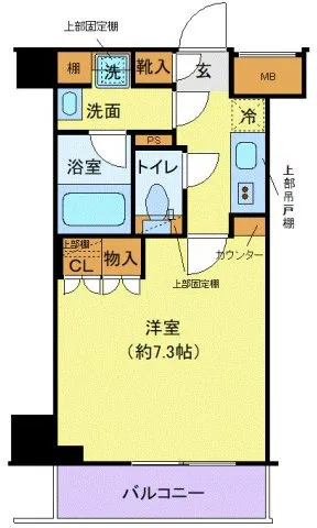 Crevista Oshima I - Floor Plan - ["Apartment", "Tile Flooring", "Brutalist architecture"]