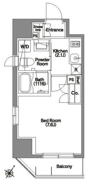 Elstanza Bunkyo Nezu - Floor Plan - ["Floor plan"]