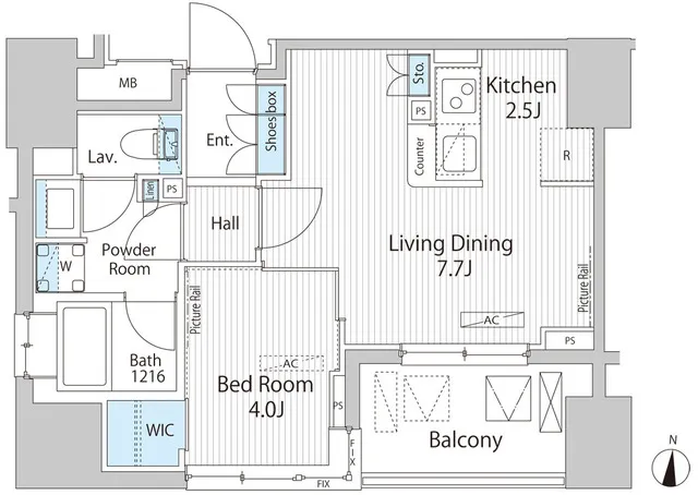 Grand Ciel Minami Aoyama - Floor Plan - ["Floor plan", "Plan", "Diagram"]