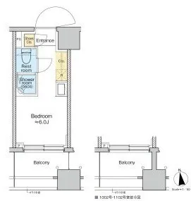 TOMORE Shinagawa Nakanobu  [Social Housing] - Floor Plan - ["White", "Diagram", "Schematic"]