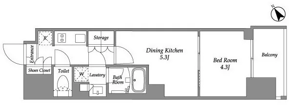 Season Flats Omorinishi - Floor Plan - []