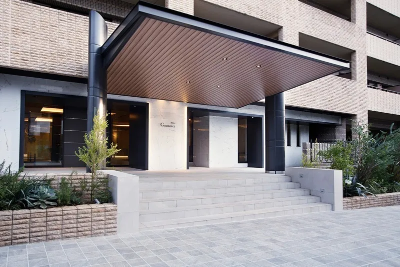 Gramercy Ebisu - Exterior - ["Apartment", "Condominium", "Brutalist architecture"]