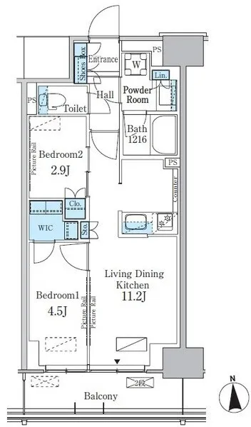 Park Axis Shinjuku Hyakunincho - Floor Plan - ["Diagram", "Plan", "Floor plan"]