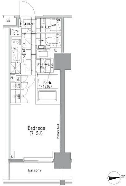 The Park Habio Ueno Residence - Floor Plan - ["Diagram", "Plan", "Floor plan"]