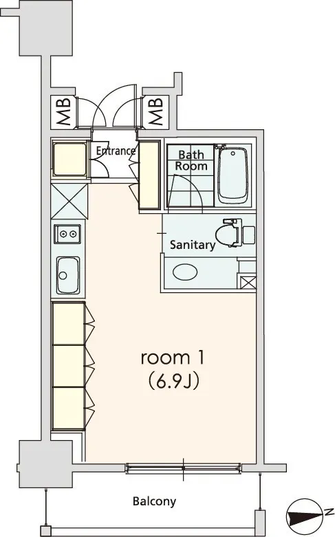 Castalia Shiba-Koen - Floor Plan - ["Rectangle", "Schematic", "Font"]