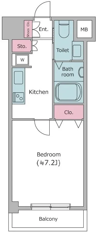 Residia Nakameguro II - Floor Plan - []