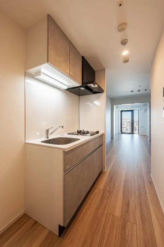 Miraize Kitasenju Residence - Interior - ["Flooring", "Kitchen", "Floor"]