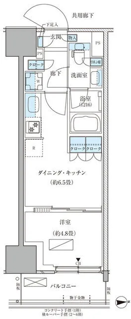 Park Axis Shinagawa Tennozu Isle - Floor Plan - []