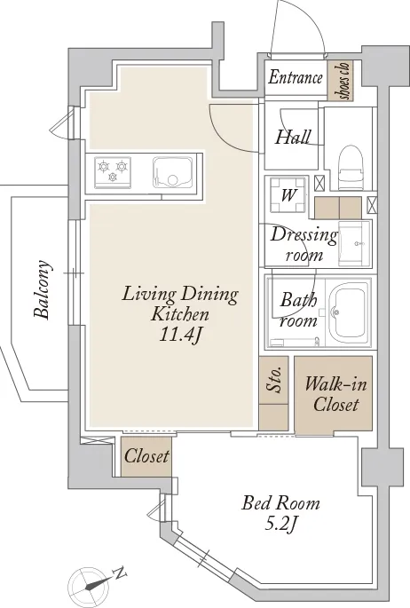 ORSUS Shin-Ekoda - Floor Plan - ["Plan", "Floor plan", "Diagram"]