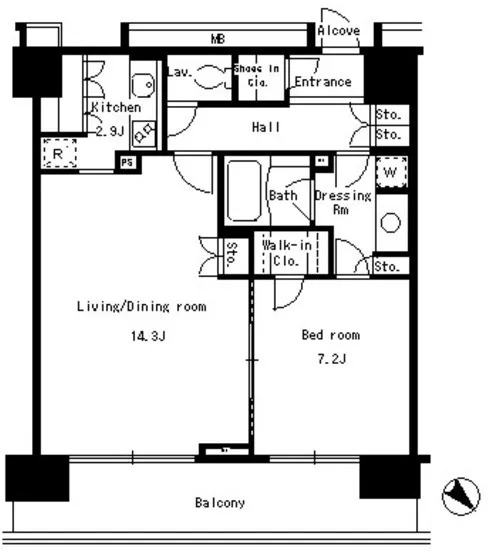 Park Axis Nihombashi Stage - Floor Plan - ["Plan", "Diagram", "Floor plan"]
