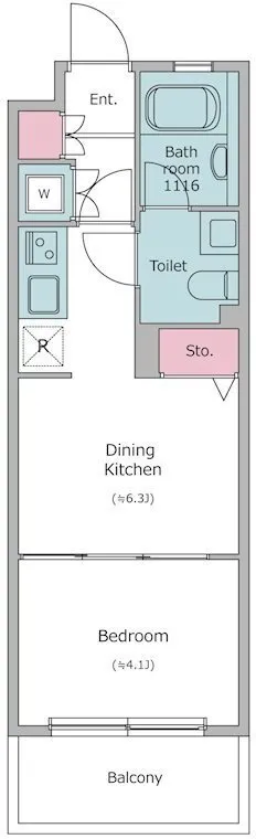 RESIDIA Sasazuka III - Floor Plan - []