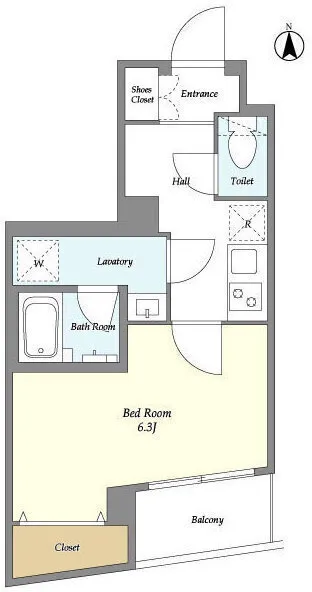 Stylio Higashi-Shinagawa - Floor Plan - []